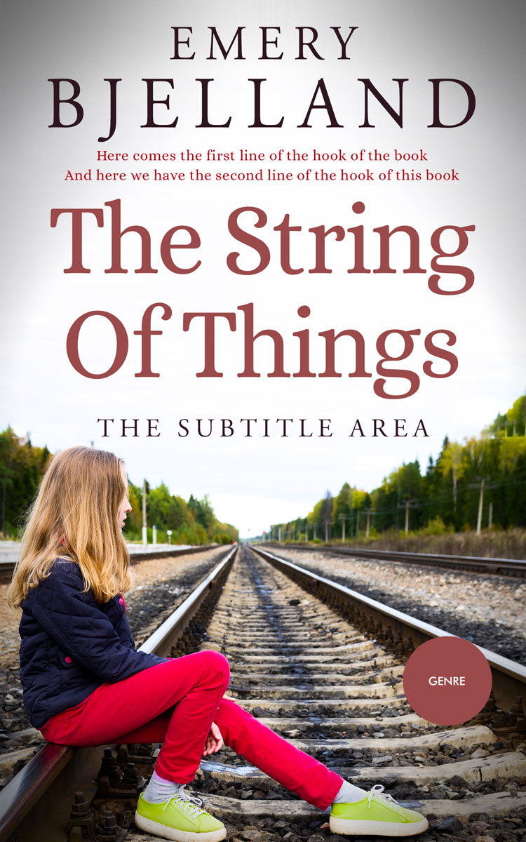 2D view of Premade Teen & Young Adult Book Cover - Swiss Coffee