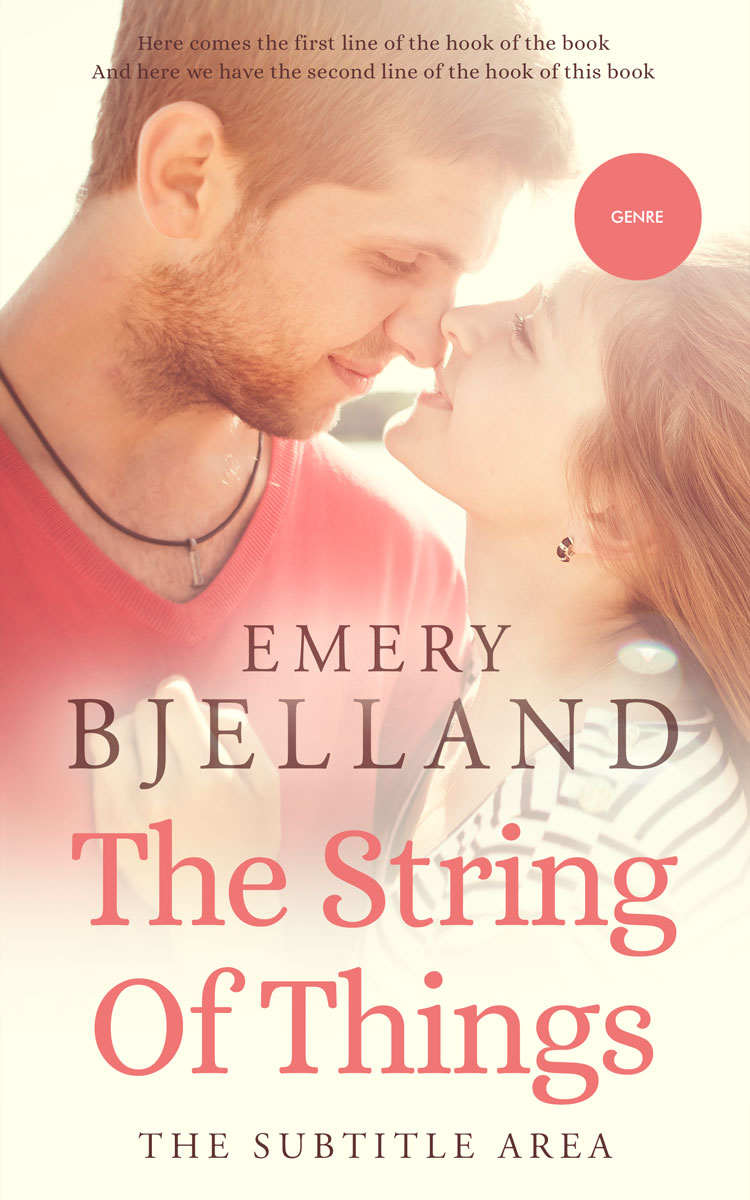 2D view of Premade Romance Book Cover - Albescent White