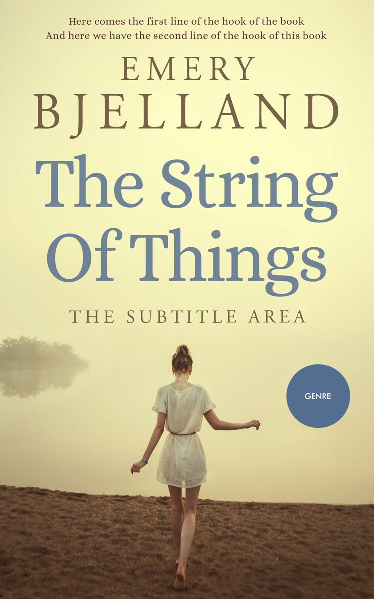 2D view of Premade Teen & Young Adult Book Cover - Chamois