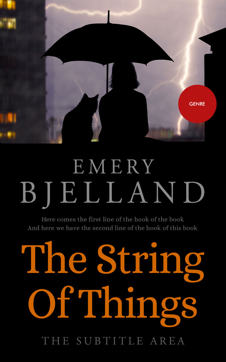 2D view of Premade Teen & Young Adult Book Cover - Cod Gray