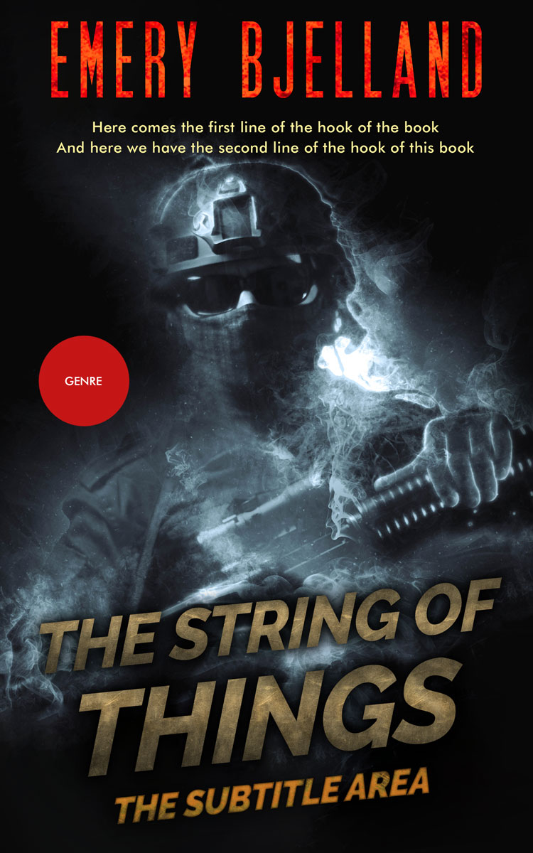 2D view of Premade Mystery & Thriller & Suspense Book Cover - Shark