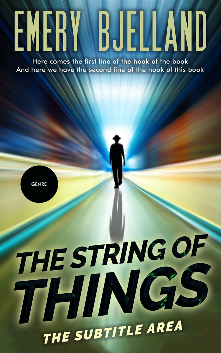 2D view of Premade Action & Adventure Book Cover - Sprout