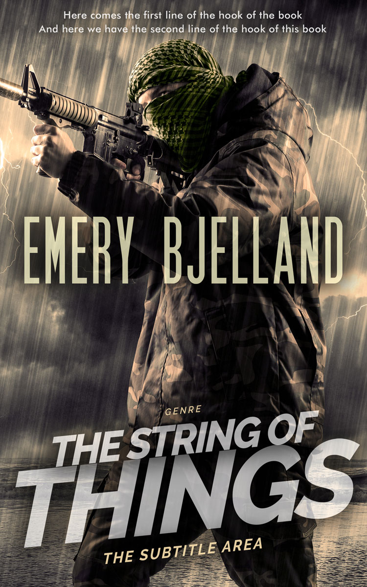 2D view of Premade Mystery & Thriller & Suspense Book Cover - Dune