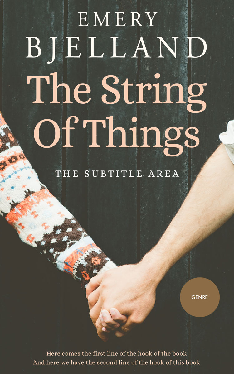 2D view of Premade Romance Book Cover - Kelp