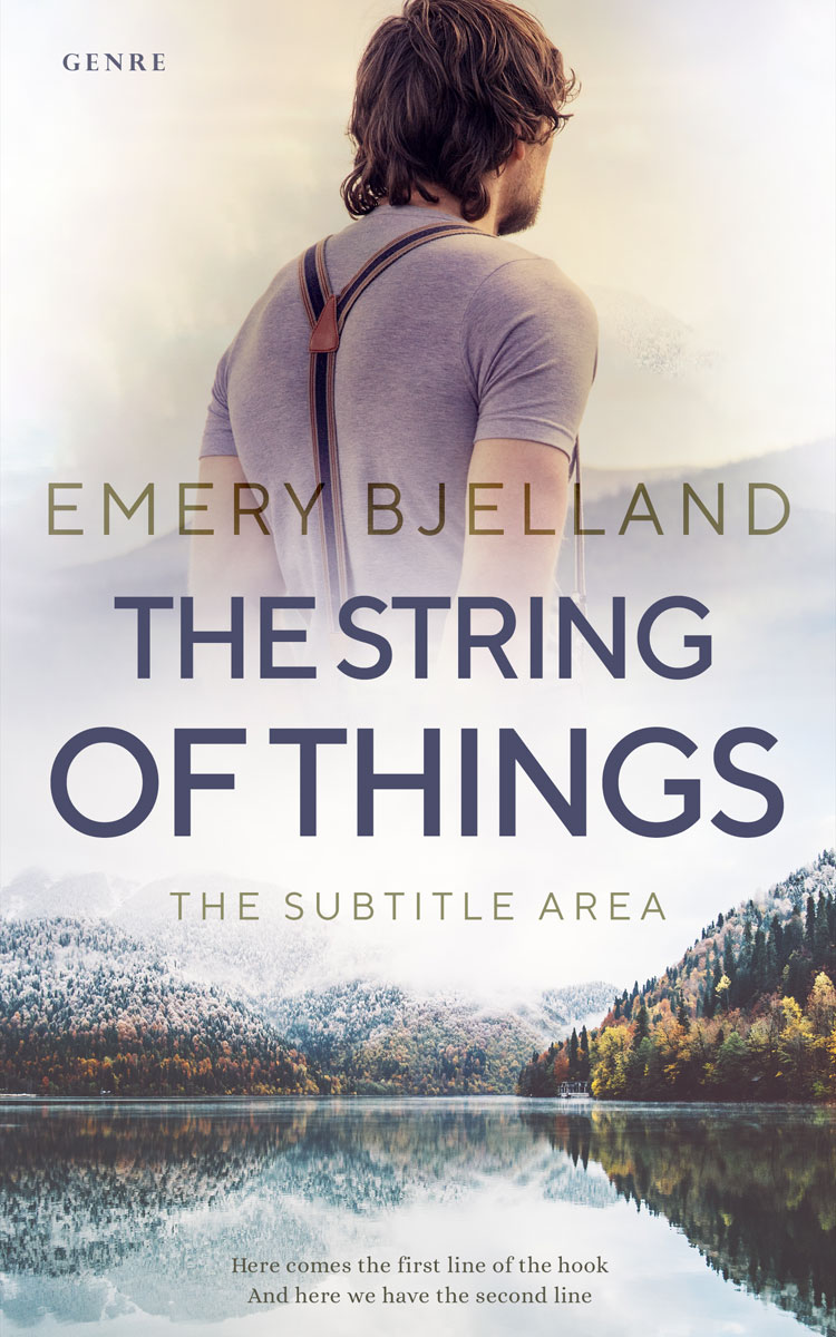 2D view of Premade Romance Book Cover - Swiss Coffee