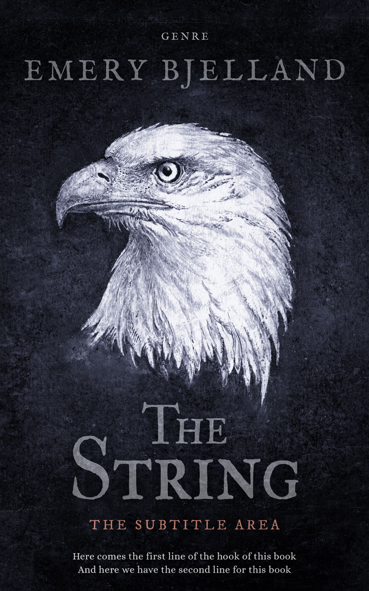 2D view of Premade Horror Book Cover - Woodsmoke