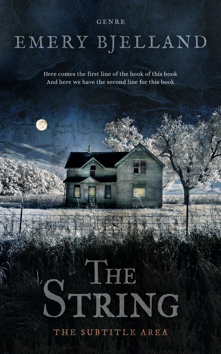 2D view of Premade Horror Book Cover - Bunker