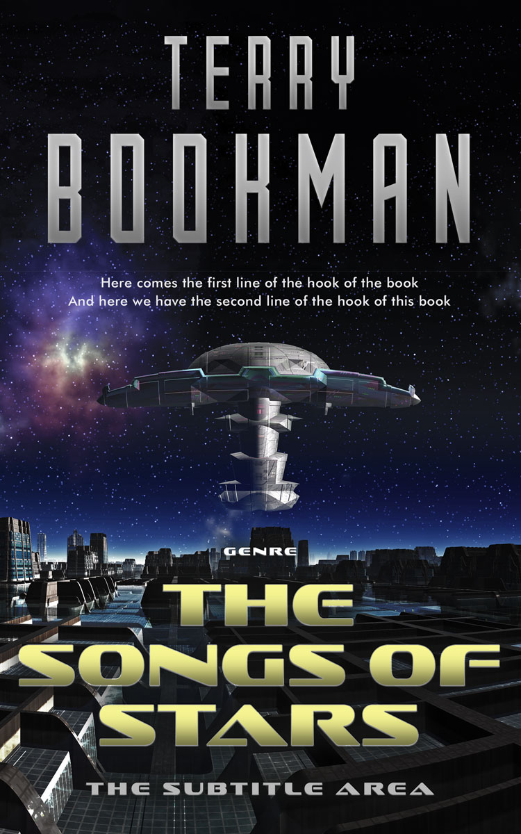 2D view of Premade Science Fiction Book Cover - Cinder