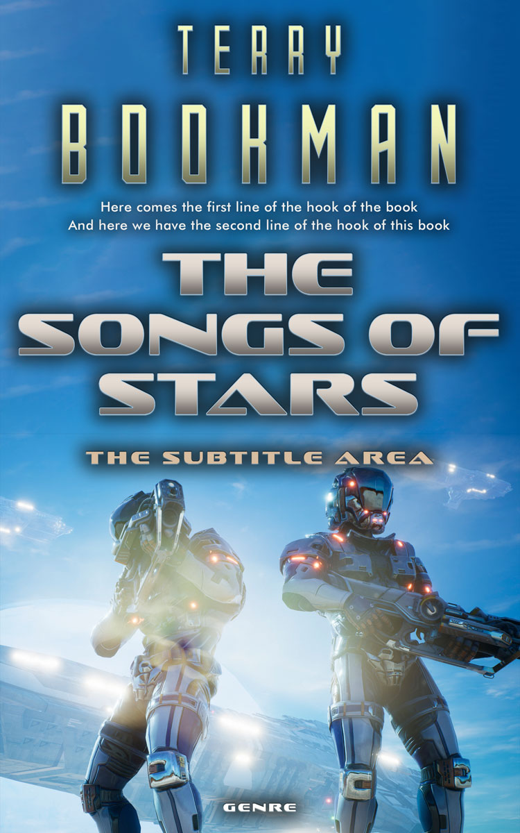 2D view of Premade Science Fiction Book Cover - Calypso