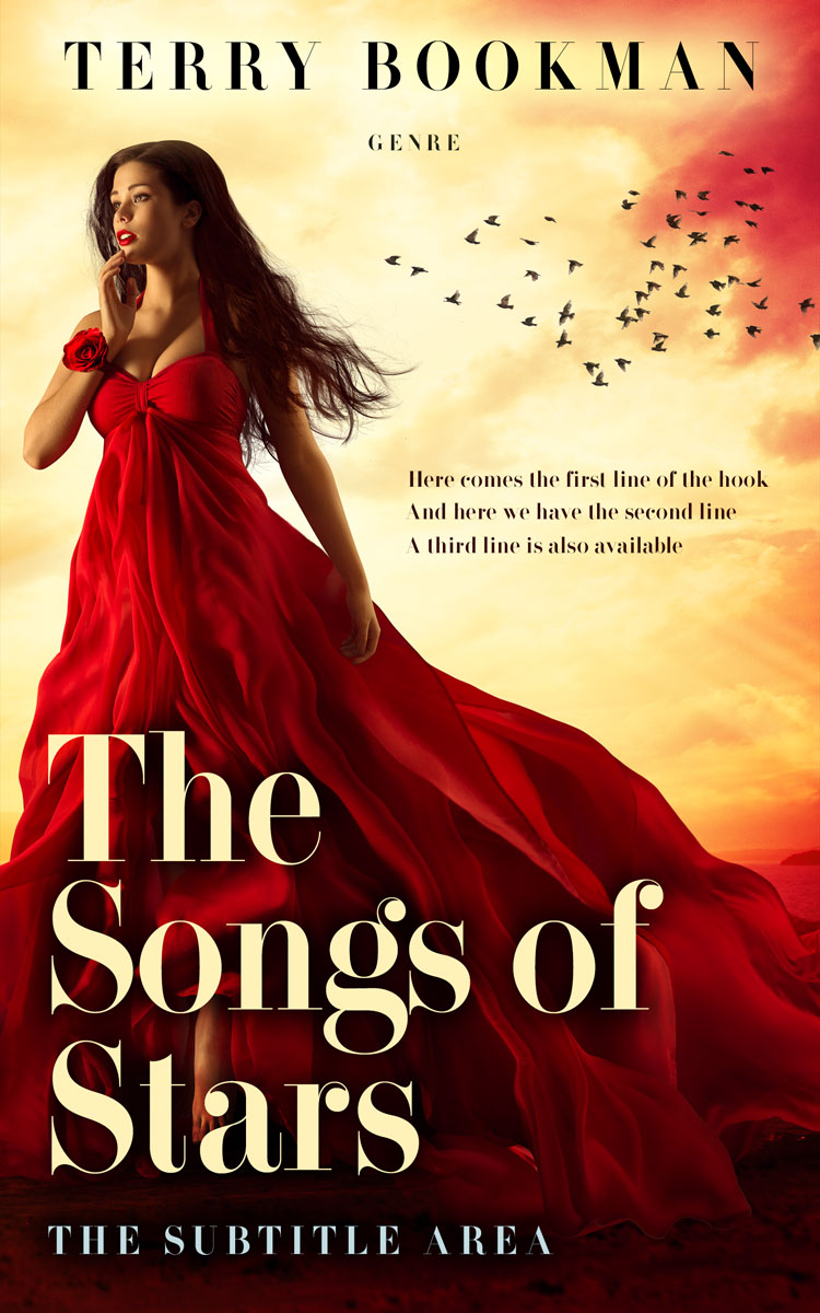 2D view of Premade Fantasy Book Cover - Rebel