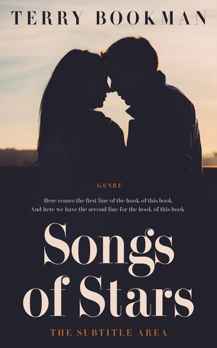 2D view of Premade Romance Book Cover - Shark