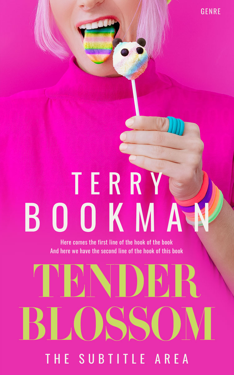 2D view of Premade Erotica Book Cover - Cerise