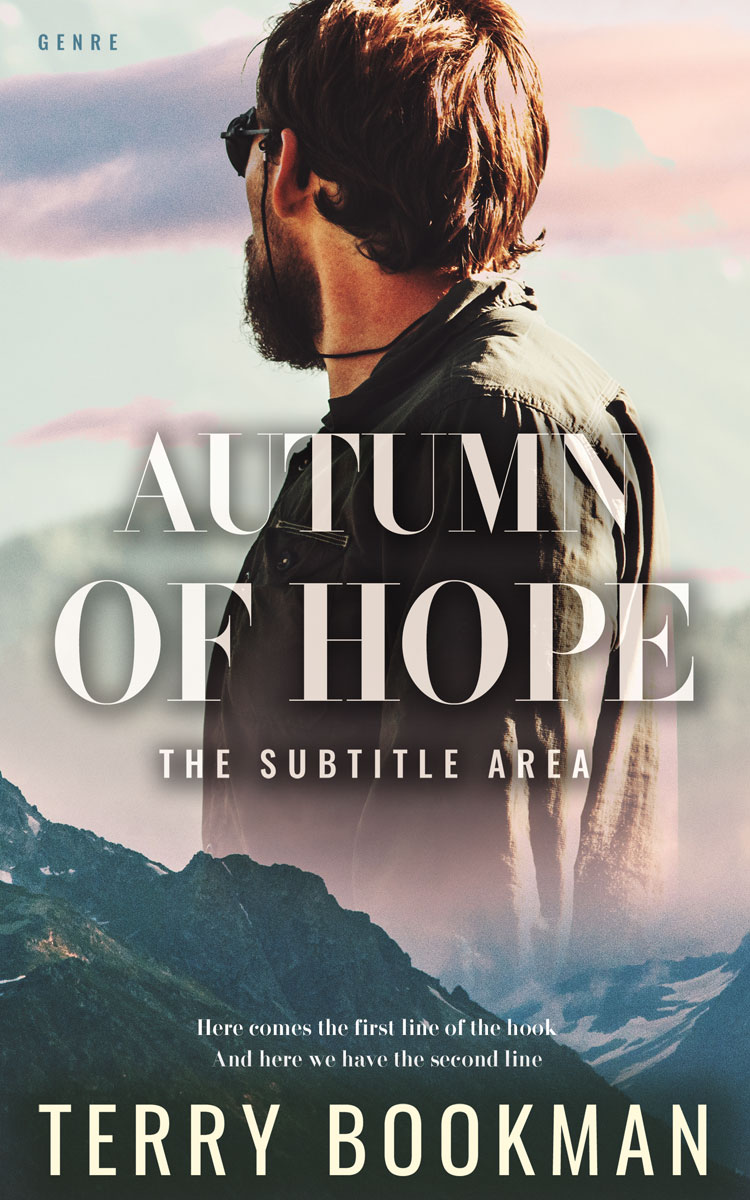 2D view of Premade Literary Fiction Book Cover - Outer Space