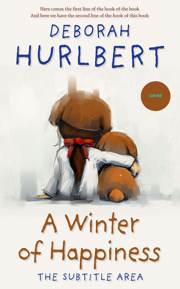 2D view of Premade Teen & Young Adult Book Cover - Cararra