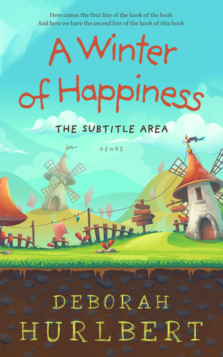 2D view of Premade Children's Book Cover - Hemlock