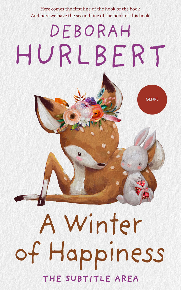 2D view of Premade Children's Book Cover - Ebb