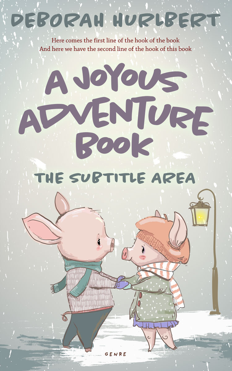 2D view of Premade Romance Book Cover - Timberwolf