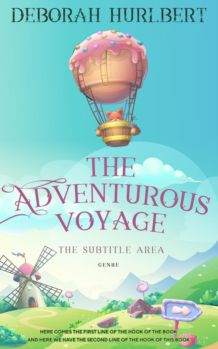 2D view of Premade Children's Book Cover - Monte Carlo