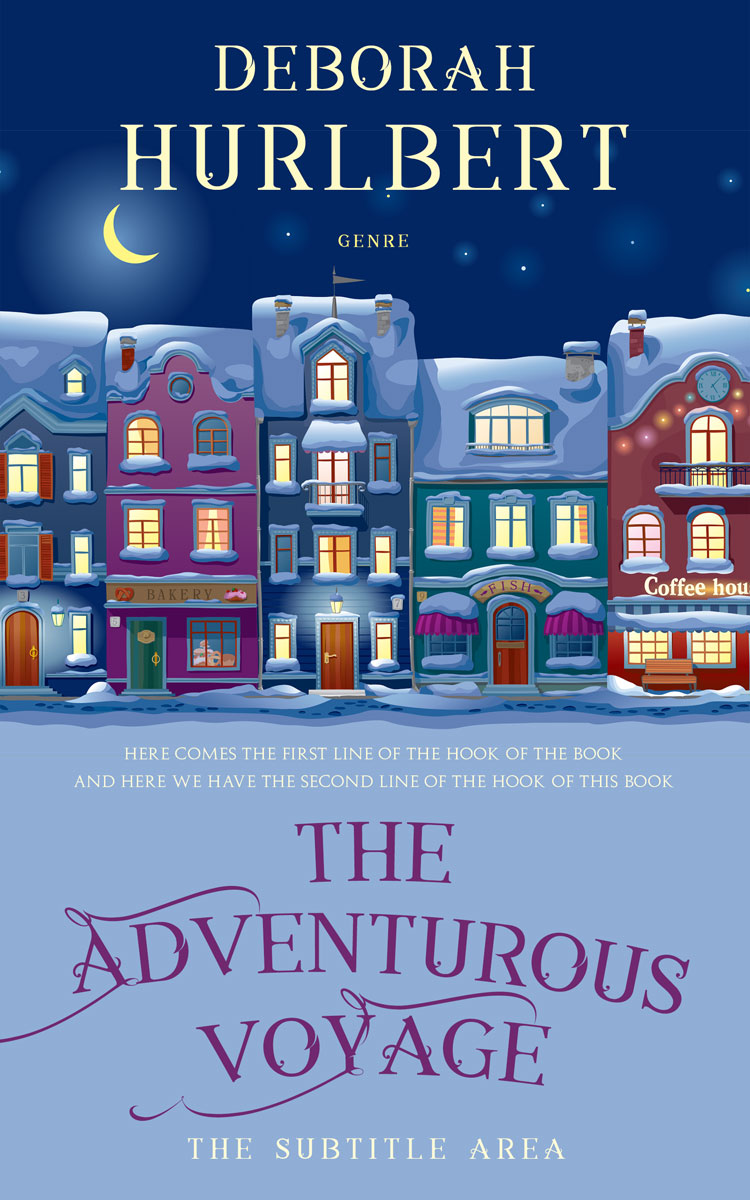 2D view of Premade Historical Book Cover - Polo Blue