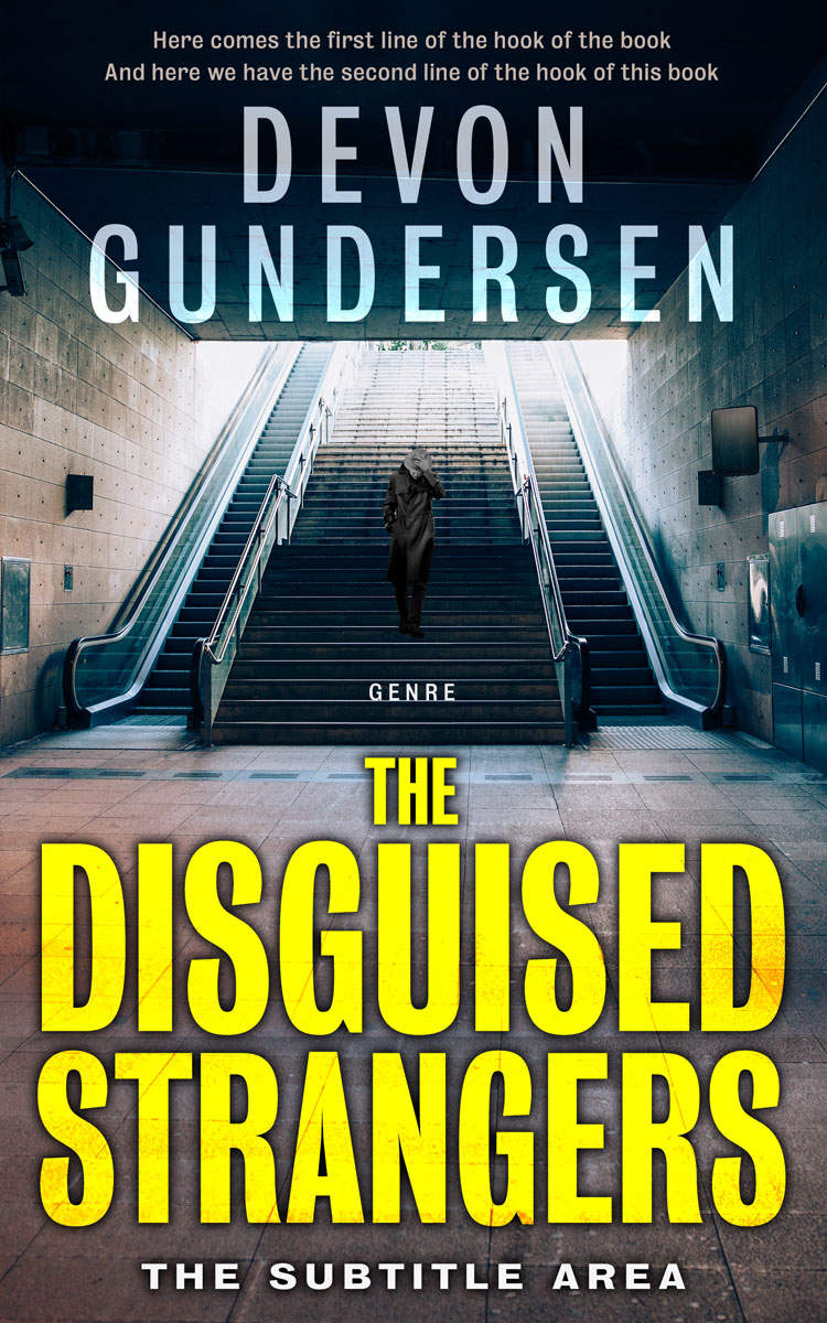 2D view of Premade Mystery & Thriller & Suspense Book Cover - Chenin