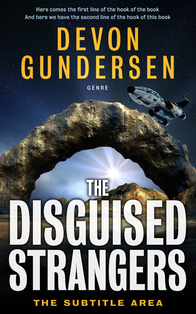 2D view of Premade Science Fiction Book Cover - Pearl Bush