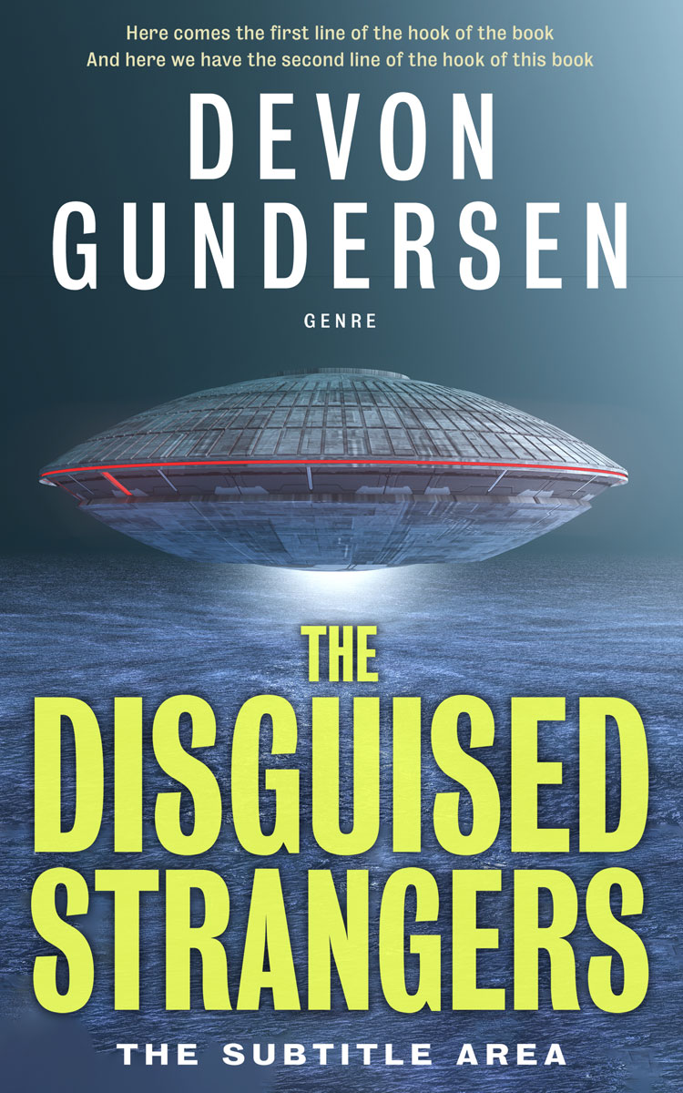 2D view of Premade Science Fiction Book Cover - Fiord