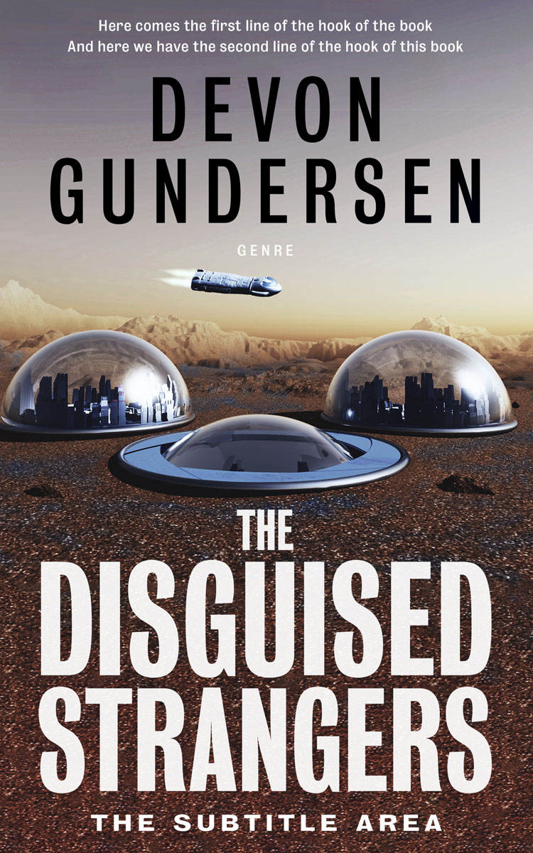 2D view of Premade Science Fiction Book Cover - Matterhorn