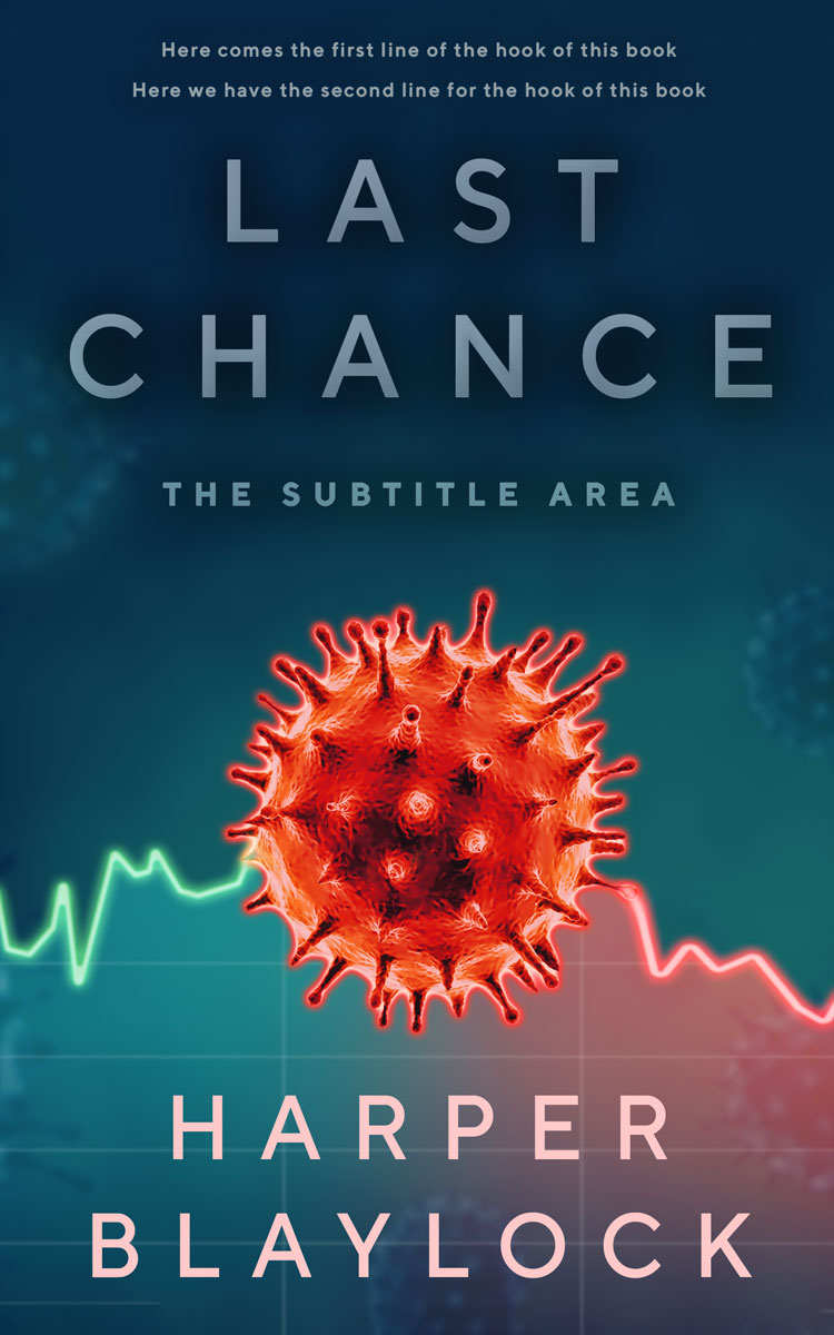 2D view of Premade Medical Book Cover - Elephant