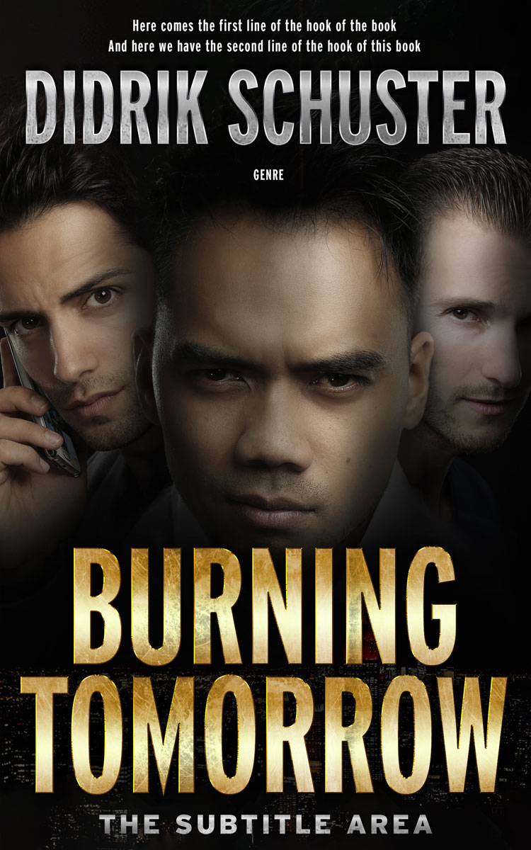 2D view of Premade Mystery & Thriller & Suspense Book Cover - Sorrell Brown