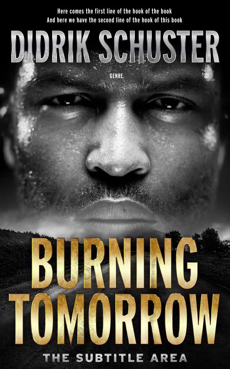 2D view of Premade Mystery & Thriller & Suspense Book Cover - Rodeo Dust