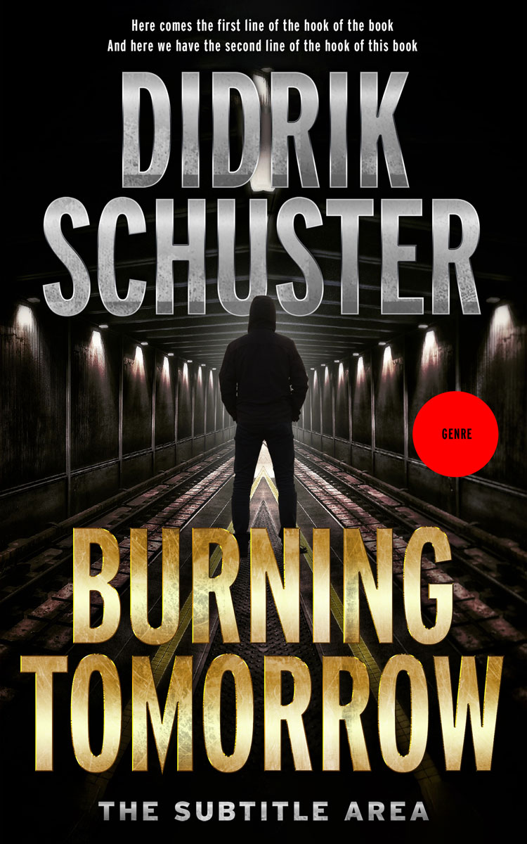 2D view of Premade Mystery & Thriller & Suspense Book Cover - Zeus