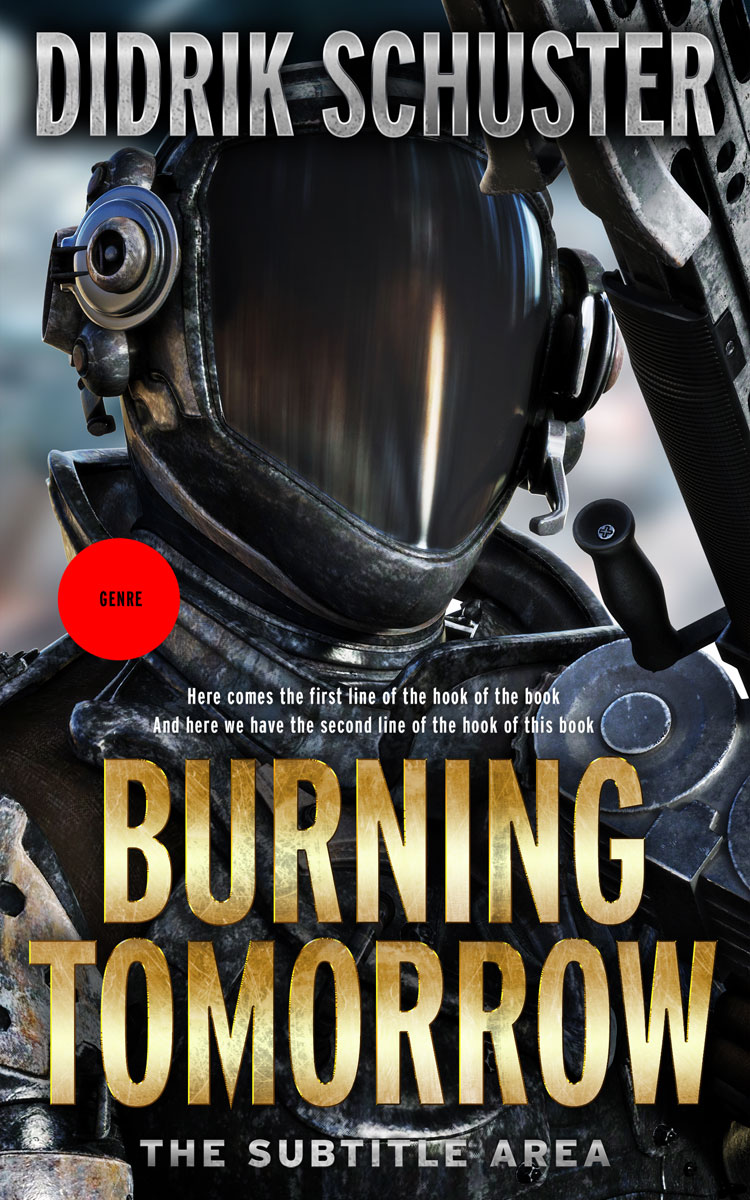 2D view of Premade Apocalyptica Book Cover - Sorrell Brown