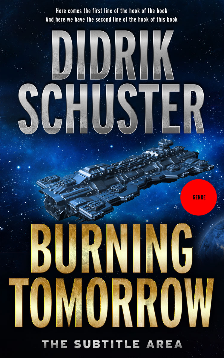 2D view of Premade Science Fiction Book Cover - Firefly