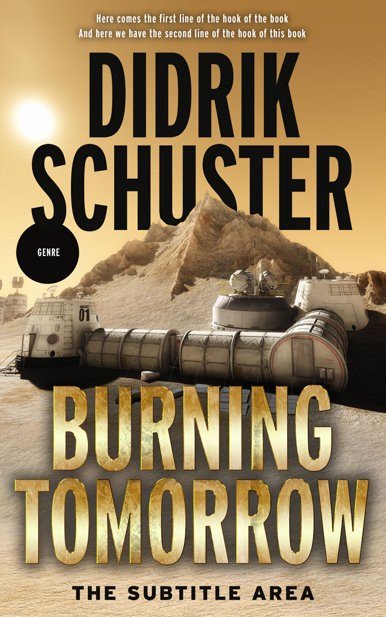 2D view of Premade Science Fiction Book Cover - Gimblet