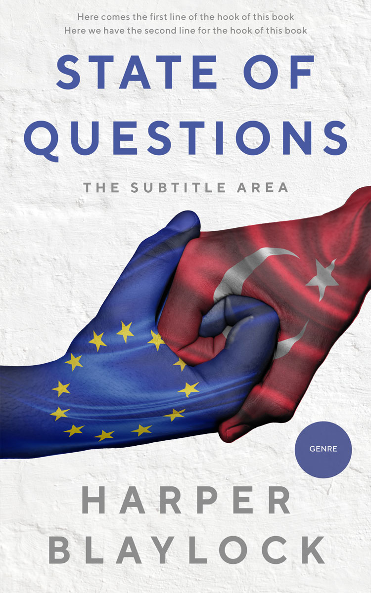 2D view of Premade Business Book Cover - East Bay