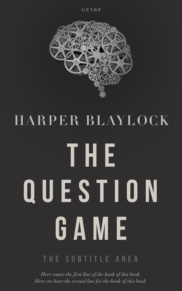 2D view of Premade Abstract Book Cover - Mine Shaft