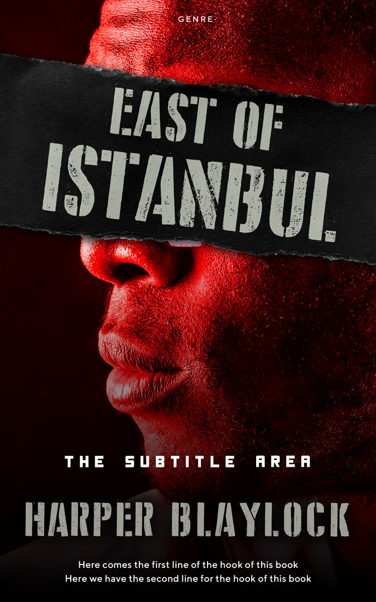 2D view of Premade Mystery & Thriller & Suspense Book Cover - Turkish Rose