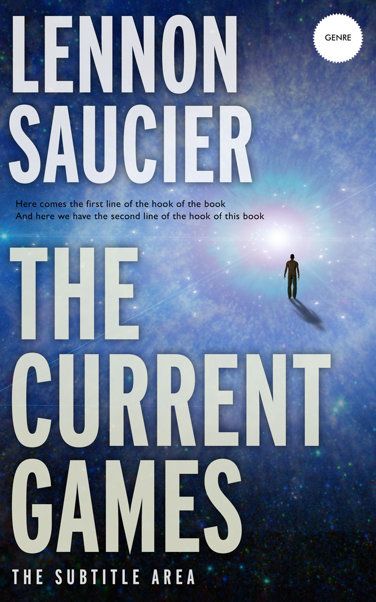 2D view of Premade Action & Adventure Book Cover - Big Stone