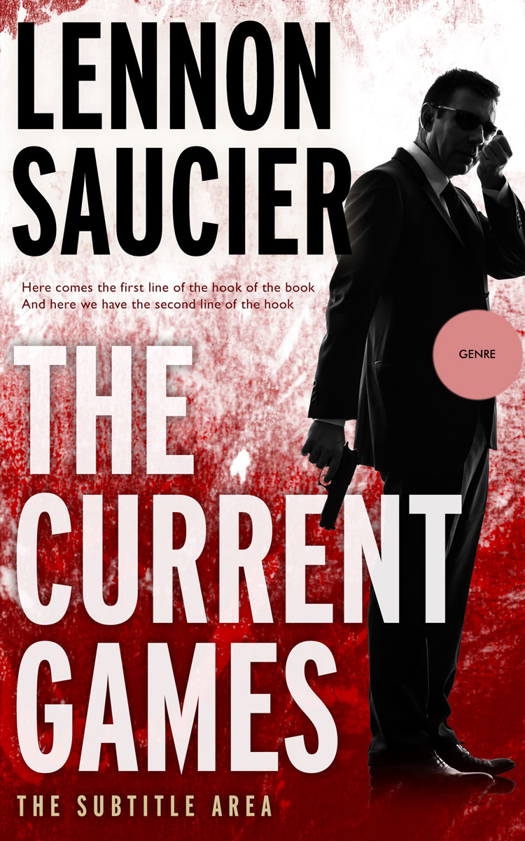 2D view of Premade Mystery & Thriller & Suspense Book Cover - Cod Gray