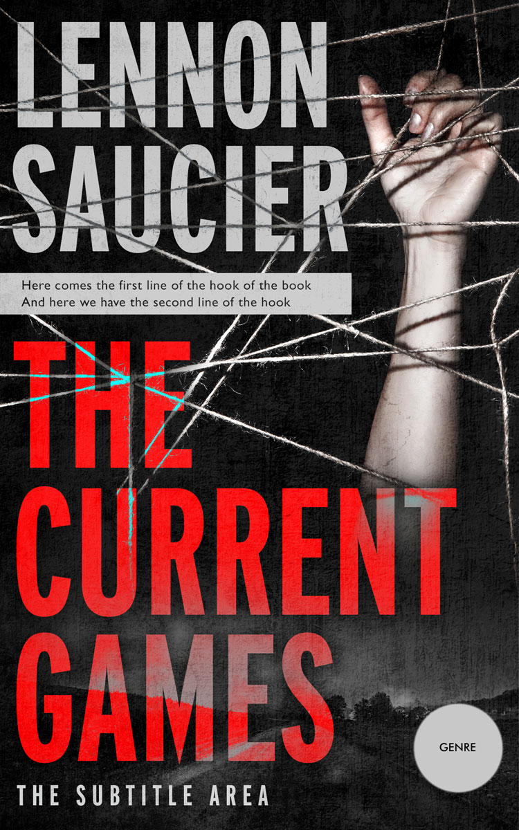 2D view of Premade Mystery & Thriller & Suspense Book Cover - Mine Shaft