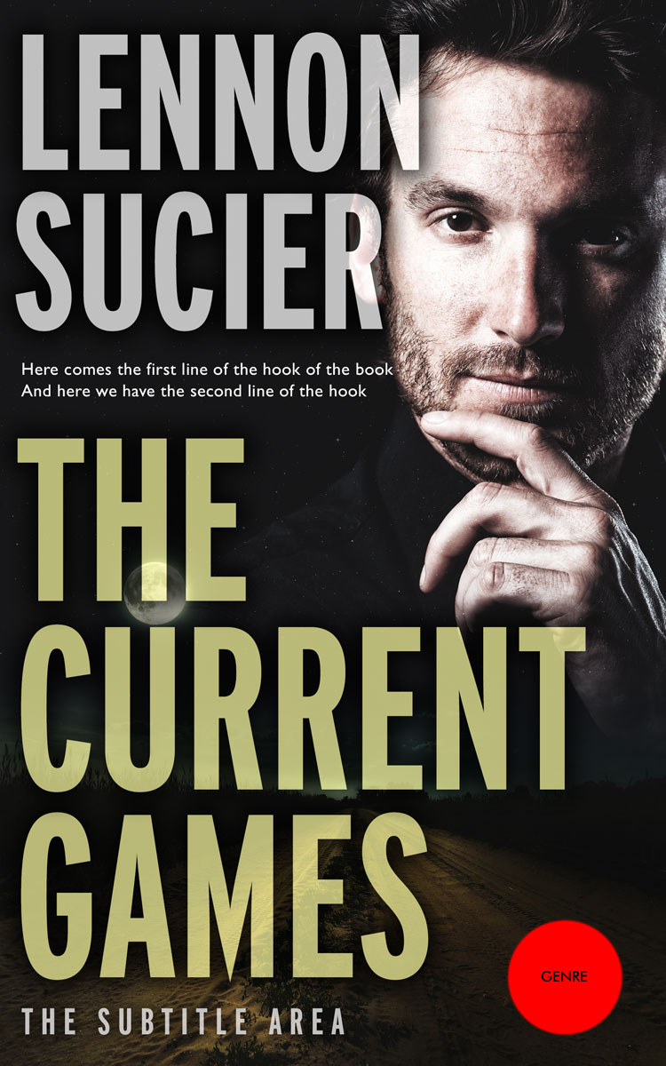 2D view of Premade Mystery & Thriller & Suspense Book Cover - Cod Gray