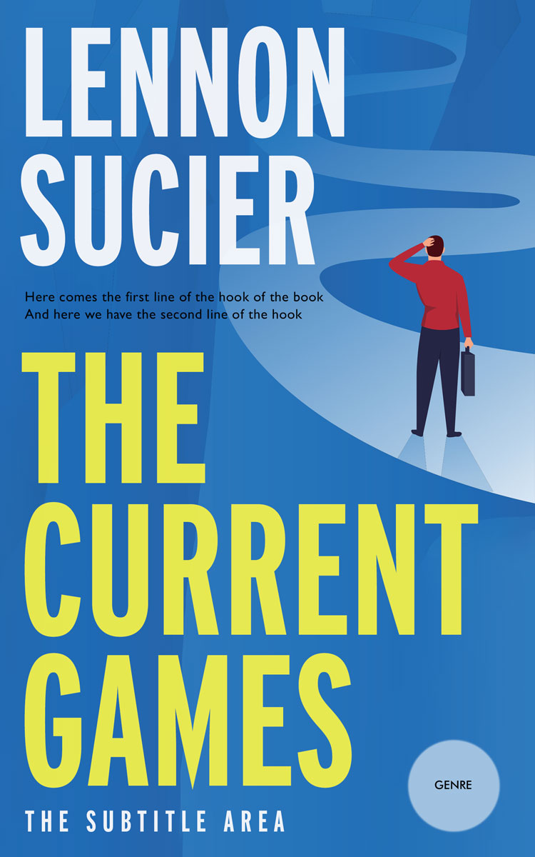 2D view of Premade Business Book Cover - Mariner