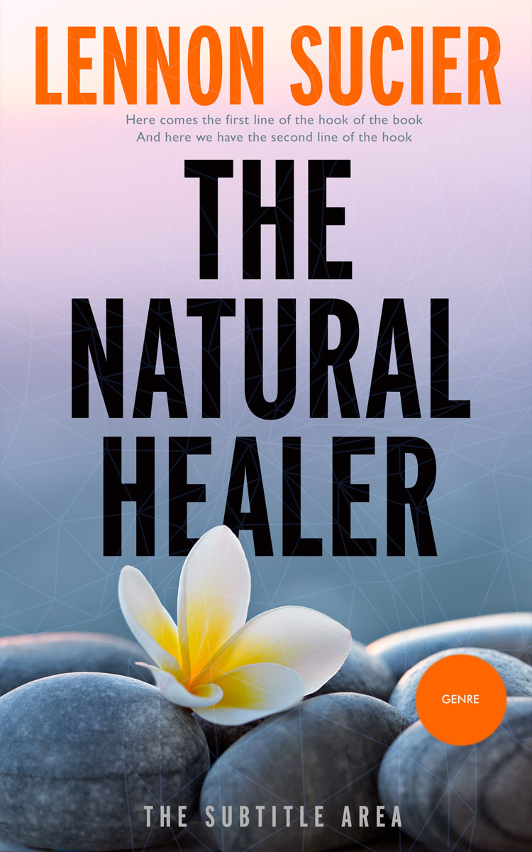 2D view of Premade Health & Mind & Body Book Cover - Gray Suit