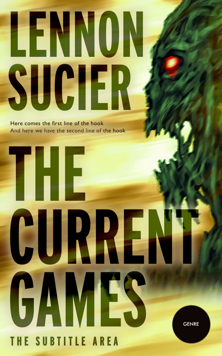 2D view of Premade Apocalyptica Book Cover - Laser