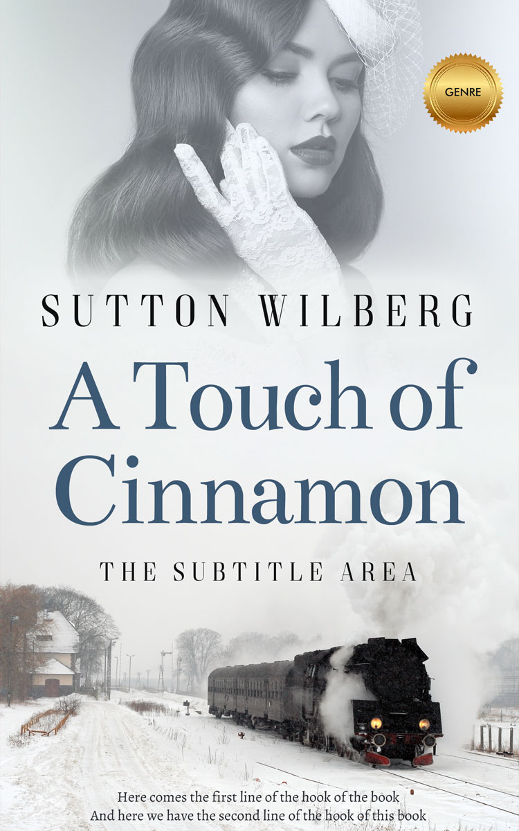 2D view of Premade Romance Book Cover - Iron