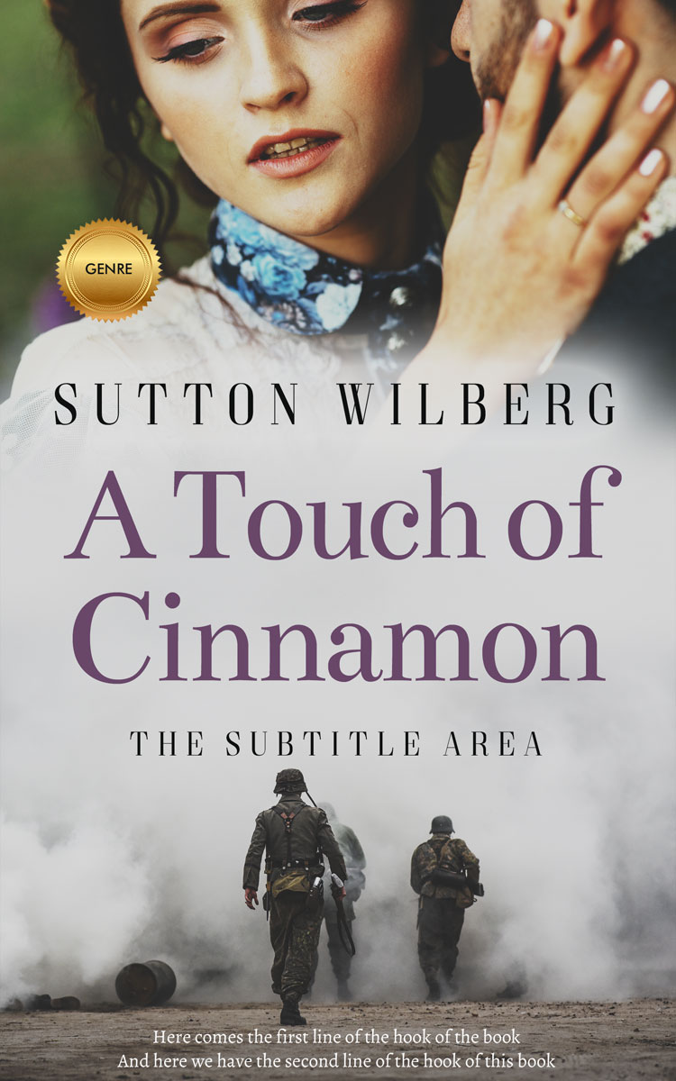 2D view of Premade Romance Book Cover - Cloud