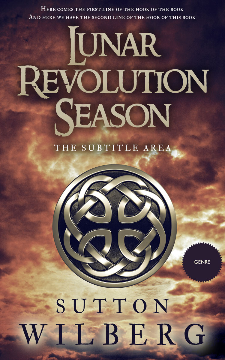 2D view of Premade Fantasy Book Cover - Woody Brown