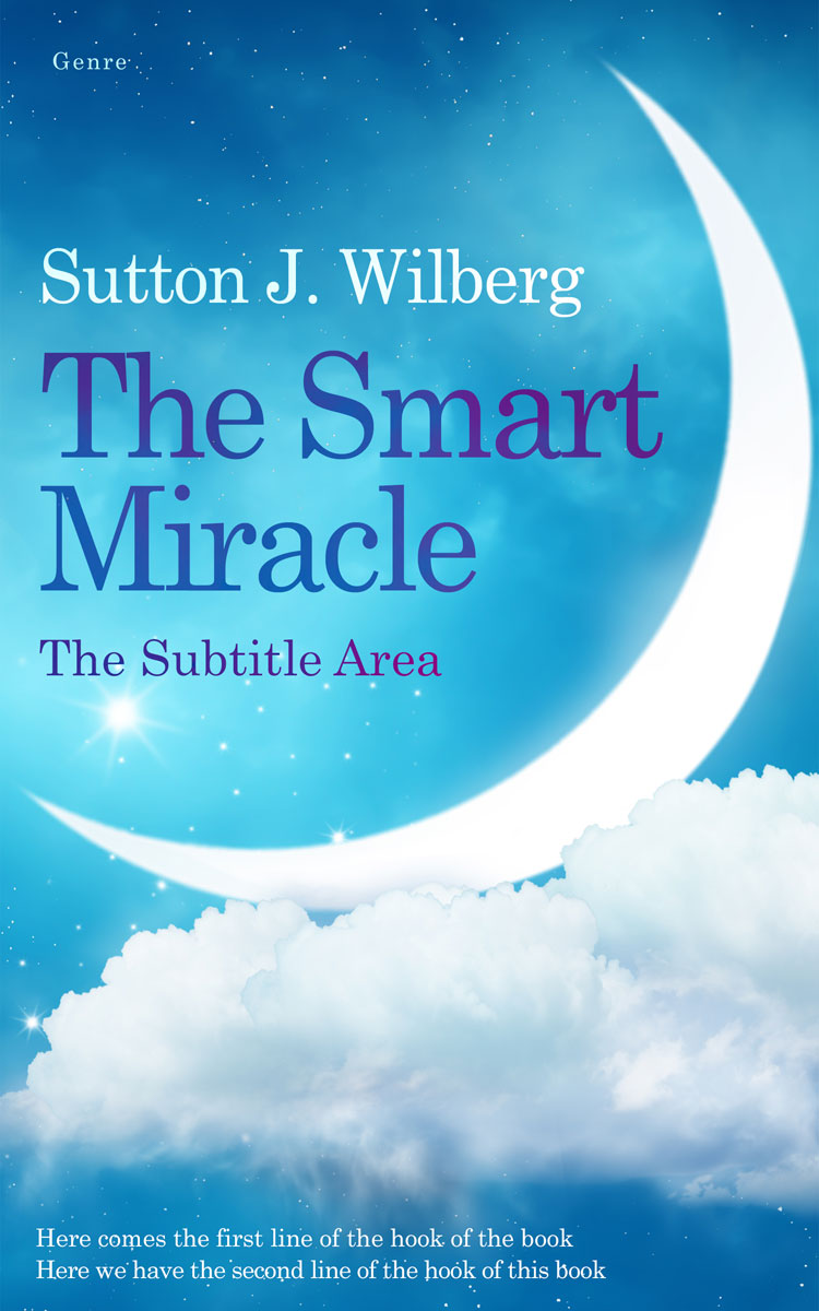 2D view of Premade Religion & Spirituality Book Cover - Curious Blue