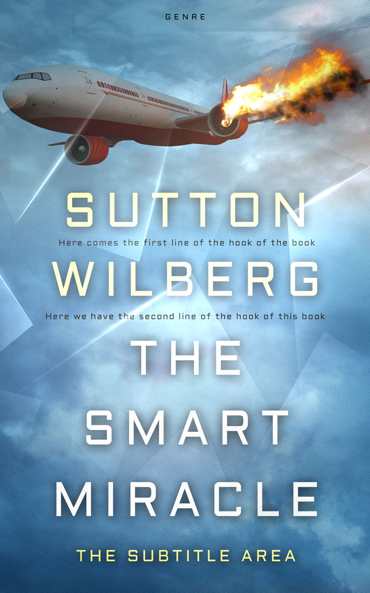 2D view of Premade Mystery & Thriller & Suspense Book Cover - Glacier