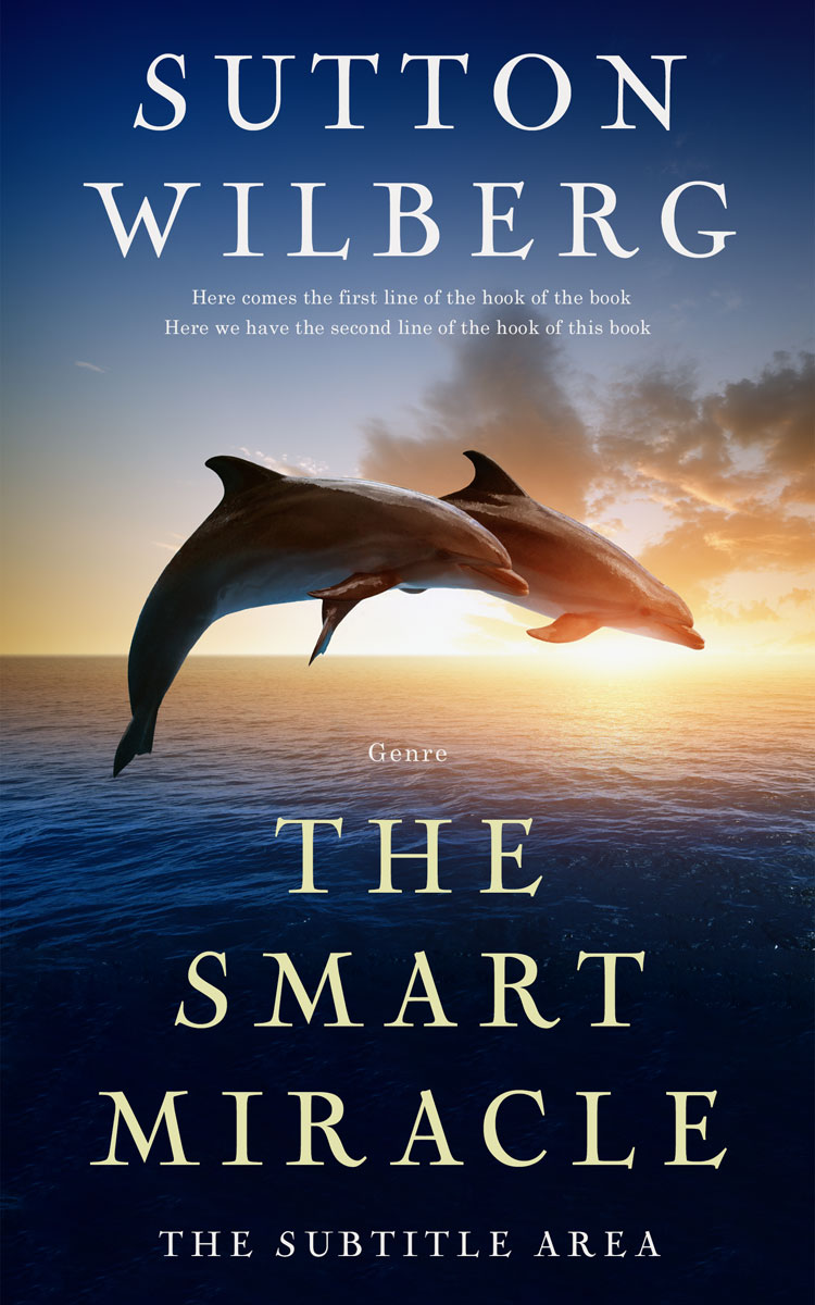 2D view of Premade Nature Book Cover - Akaroa